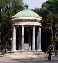Il Tempietto di Minerva a Villa Borghese